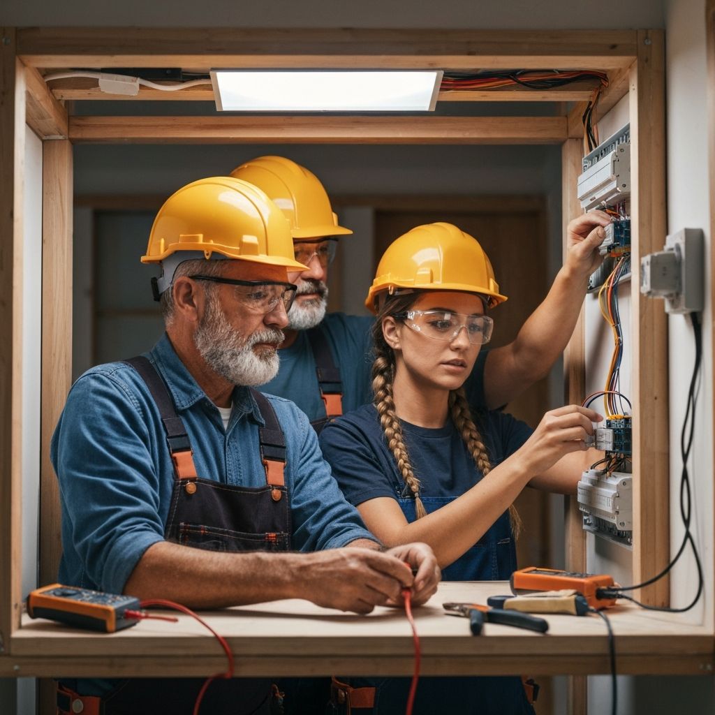 Beckner Electric team at work